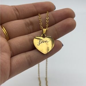 Heart necklace customize